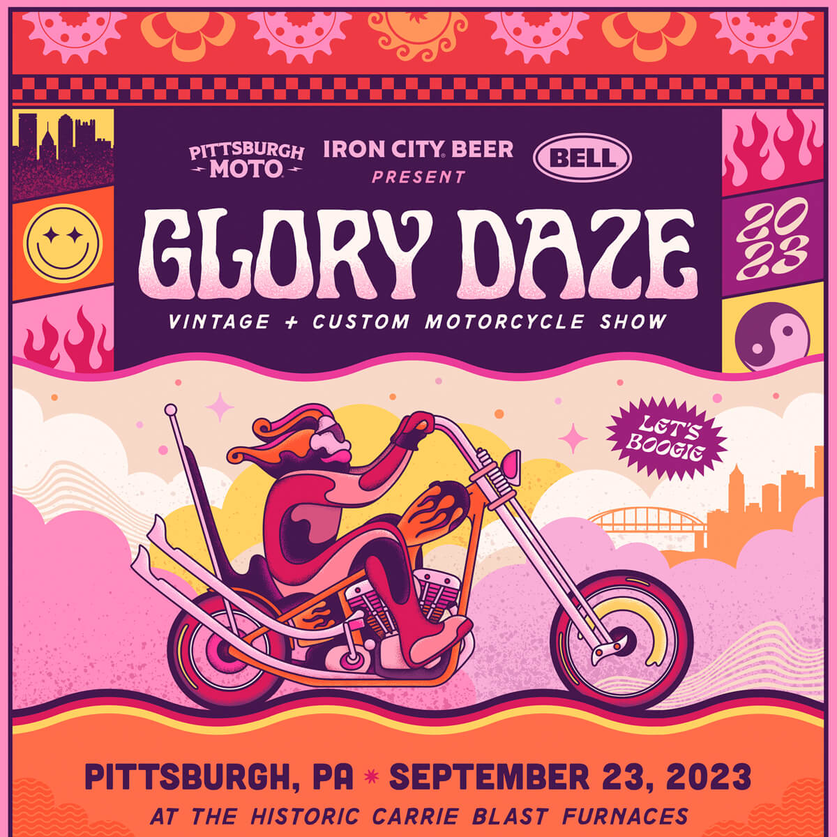 Glory Daze 2023 Flier