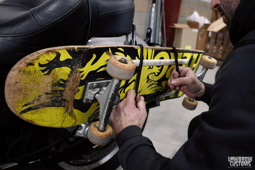 How-To-Install-Lowbrow-Customs-Skateboard-Rack-on-04-22-Harley-Davidson-Sportsters-111