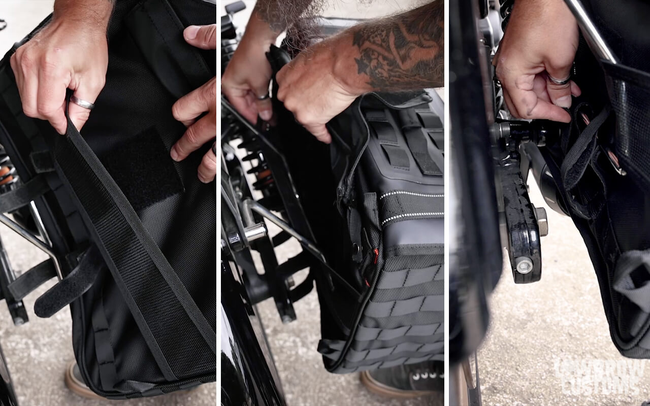 Video: How To Install Biltwell's Exfil Motorcycle Utility Bags On Harley-Davidsons12