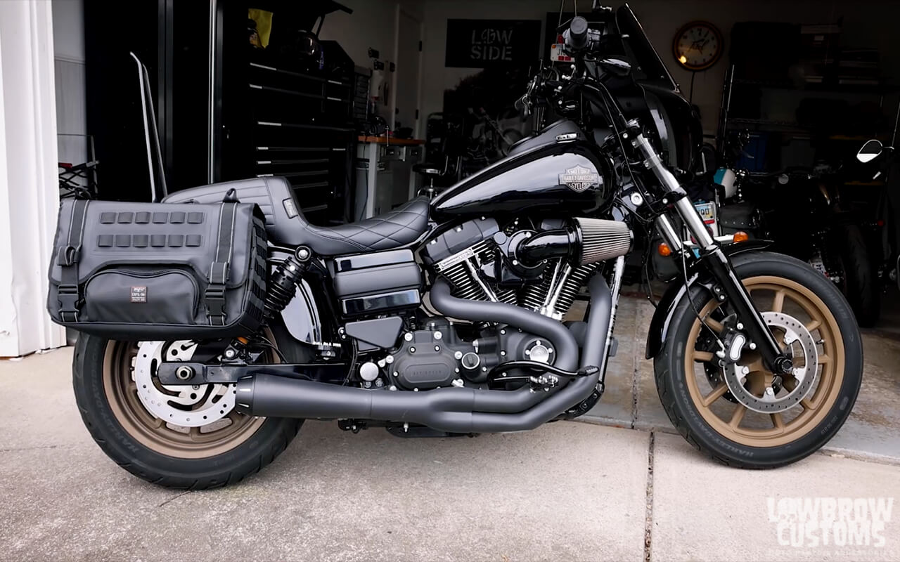 How To Install Biltwell's Exfil Motorcycle Utility Bags On Harley-Davidsons17