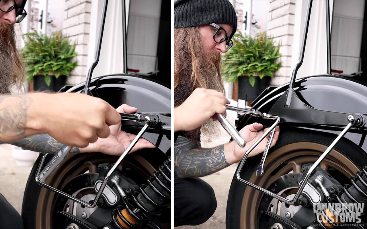 Video: How To Install Biltwell's Exfil Motorcycle Utility Bags On Harley-Davidsons9