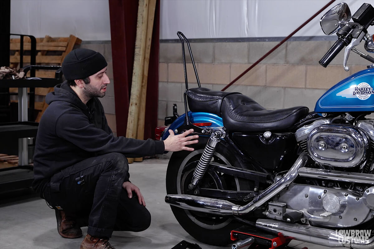 How To Install Lowbrow Customs Moto Luggage Racks onto 1994-2003 Harley-Davidson Sportsters-7.jpg