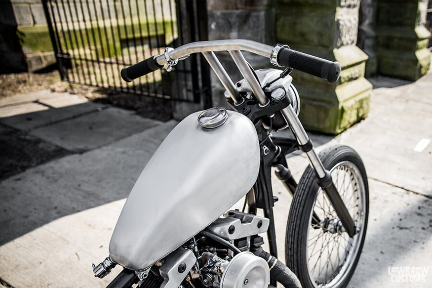Harley-Davidson Sportster with T-bar Motorcycle Handlebars