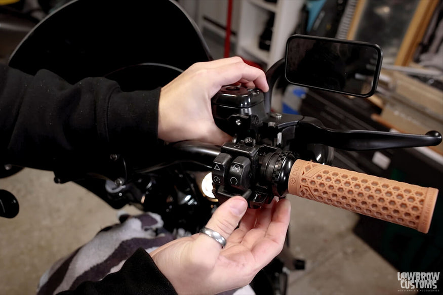 How To Install ODI Vans V-twin Lock On Grips For Throttle By Wire Motorcycles-25