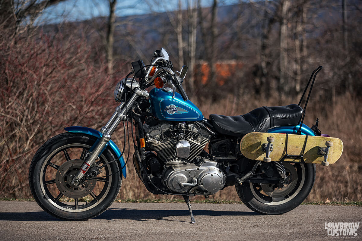 How To Install a Lowbrow Customs Skateboard Rack on a 1994-2003 Harley-Davidson Sportster-20