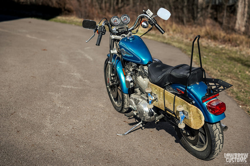 How To Install a Lowbrow Customs Skateboard Rack on a 1994-2003 Harley-Davidson Sportster-23