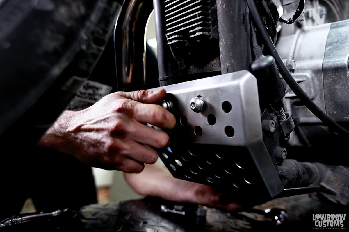 How To Install a Skid Plate On 2004-up Harley-Davidson Sportsters-10