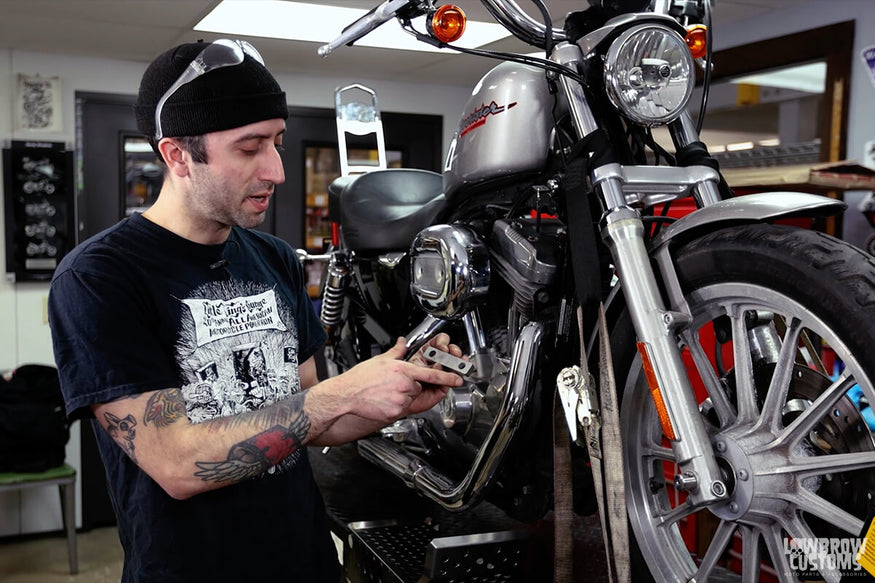 How To Install a Skid Plate On 2004-up Harley-Davidson Sportsters-4
