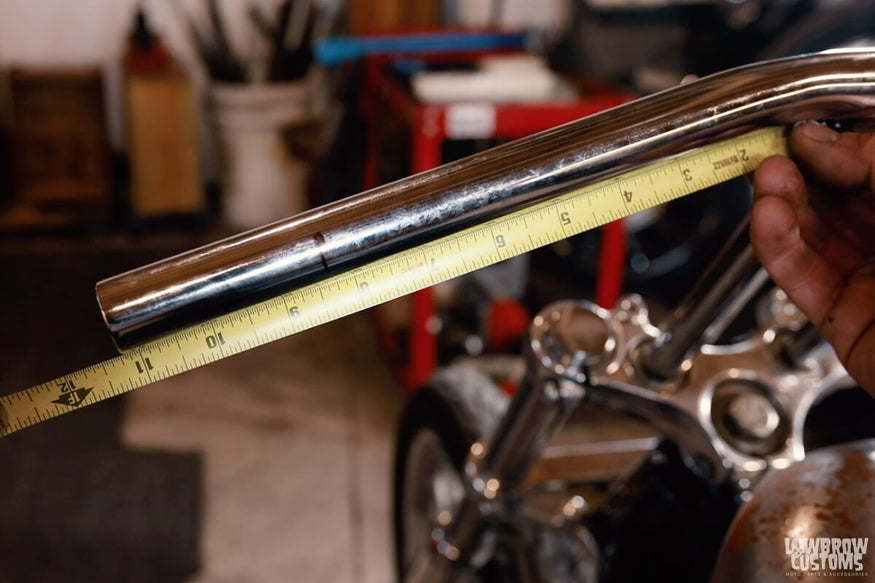 Install a Motorcycle Internal Throttle - Determine the length of cable needed