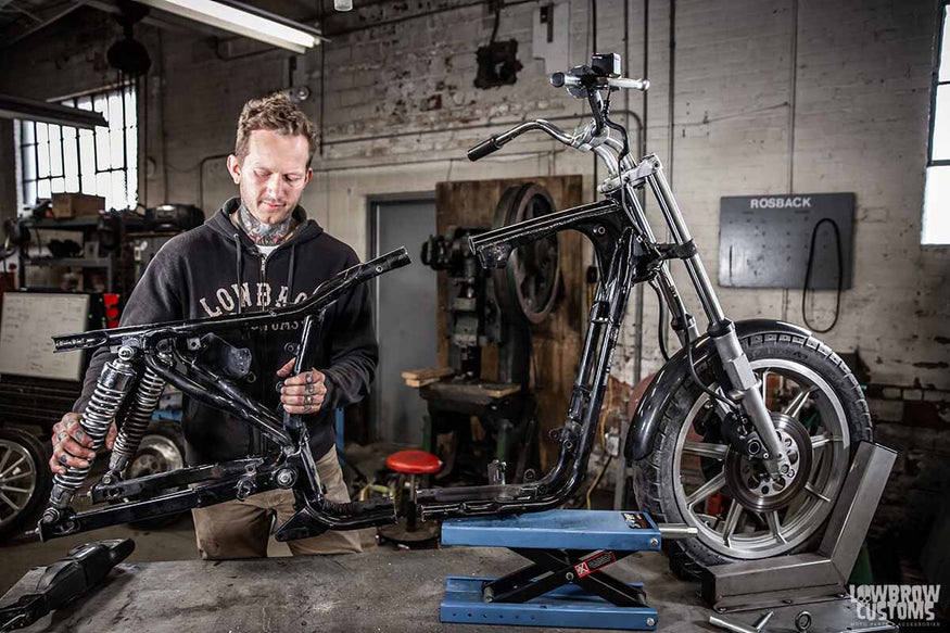 How-to Install: Lowbrow Customs 1982-2003 Harley-Davidson Sportster Hardtail -7