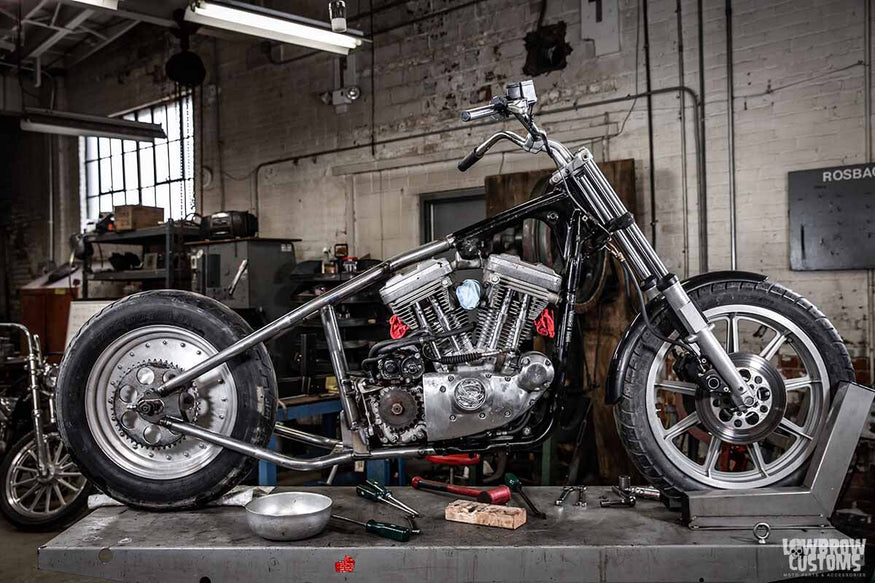 How-to Install: Lowbrow Customs 1982-2003 Harley-Davidson Sportster Hardtail -16