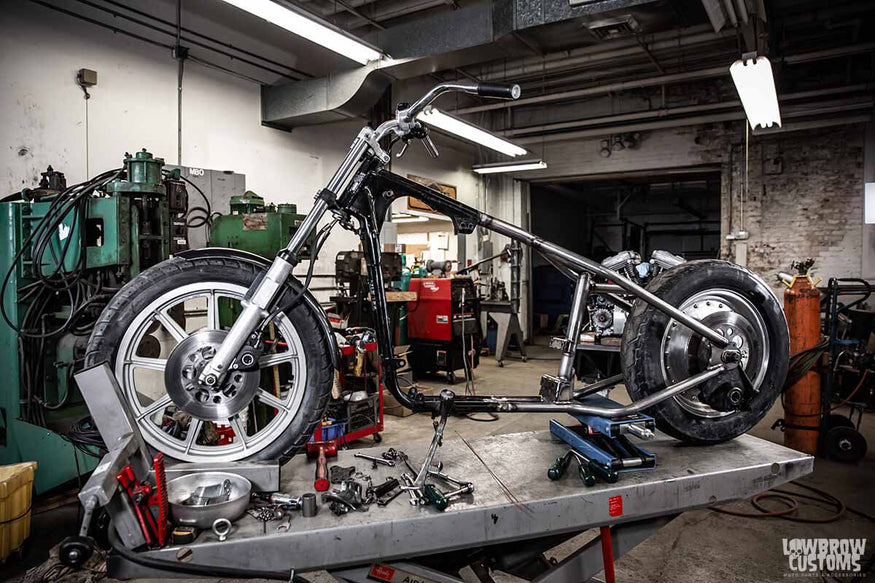 How-to Install: Lowbrow Customs 1982-2003 Harley-Davidson Sportster Hardtail -21