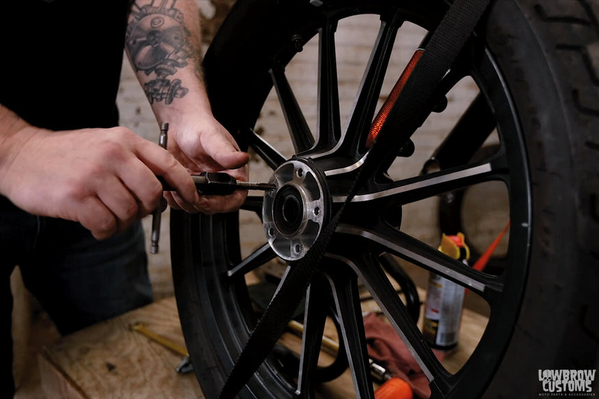Knoble Tech Tips-How To Replace a Front Brake Rotor on a 2012 Harley-Davidson Sportster-17