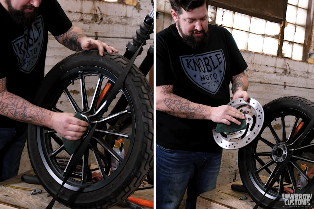 Knoble Tech Tips-How To Replace a Front Brake Rotor on a 2012 Harley-Davidson Sportster-18