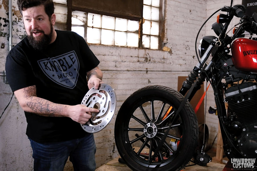 Knoble Tech Tips-How To Replace a Front Brake Rotor on a 2012 Harley-Davidson Sportster-19