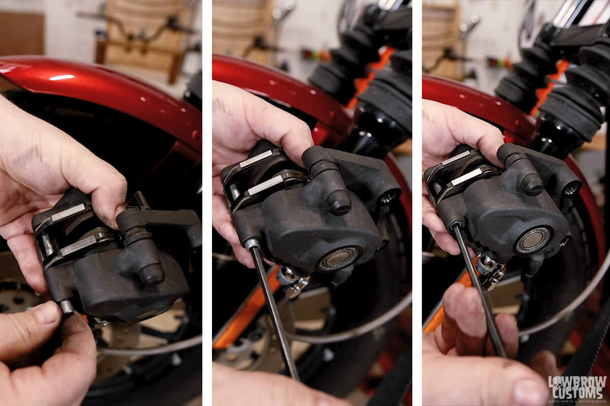 Knoble Tech Tips How To Inspect and Change Your Front Brake Pads On A Harley-Davidson Sportster-12