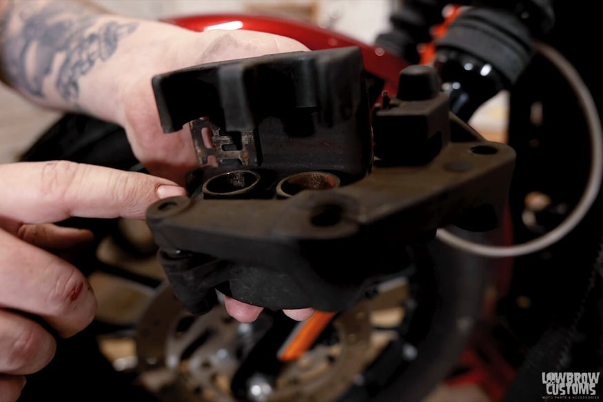 Knoble Tech Tips How To Inspect and Change Your Front Brake Pads On A Harley-Davidson Sportster-8