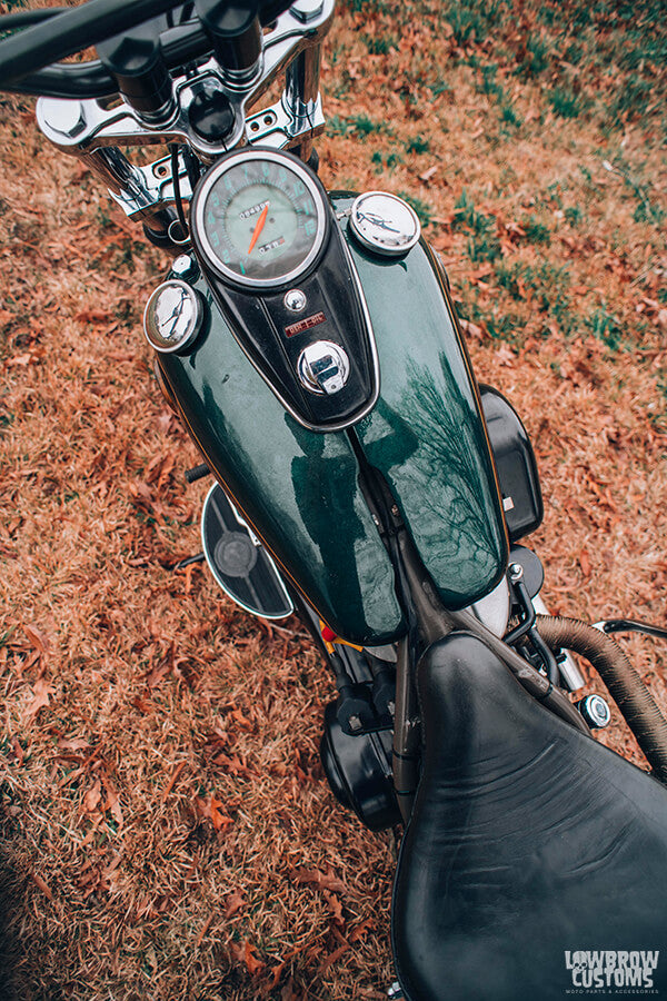 Lowbrow Customs Spotlight-Annette LaRue's 1958 Harley-Davidson FLH Duo Glide Panhead-Liam Kennedy Photos-6