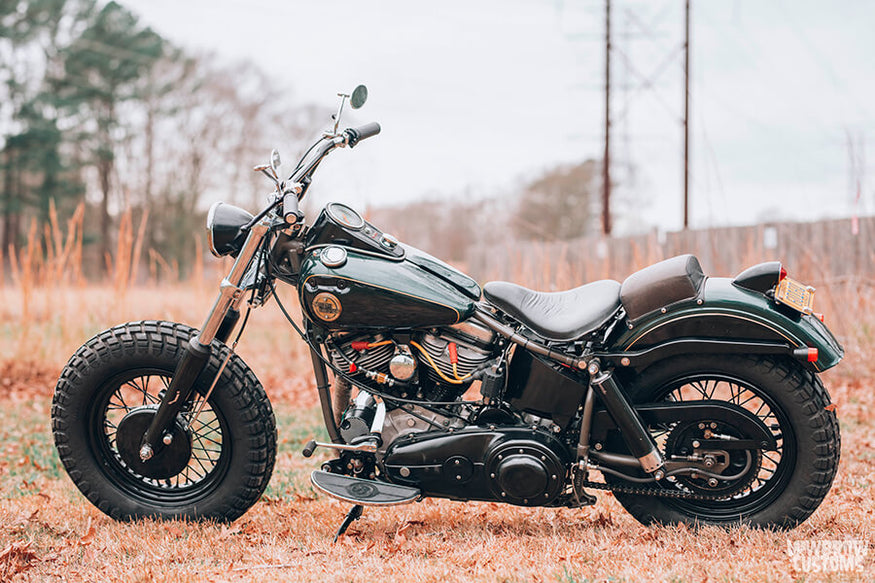 Lowbrow Customs Spotlight-Annette LaRue's 1958 Harley-Davidson FLH Duo Glide Panhead-Liam Kennedy Photos-1