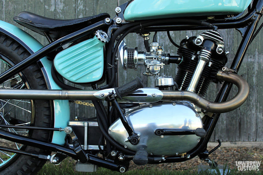 Rebuilt 1958 Classic Triumph T20 Tiger Cub so fresh