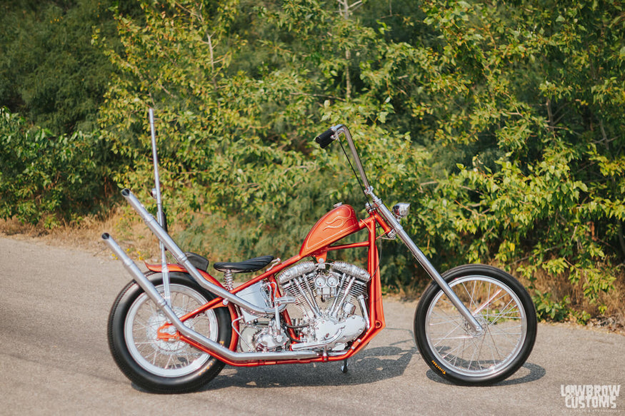 Lowbrow Spotlight-Meet Rawhide Cycles And Their 1966 Harley-Davidson FLH Born Free 12 Chopper-5