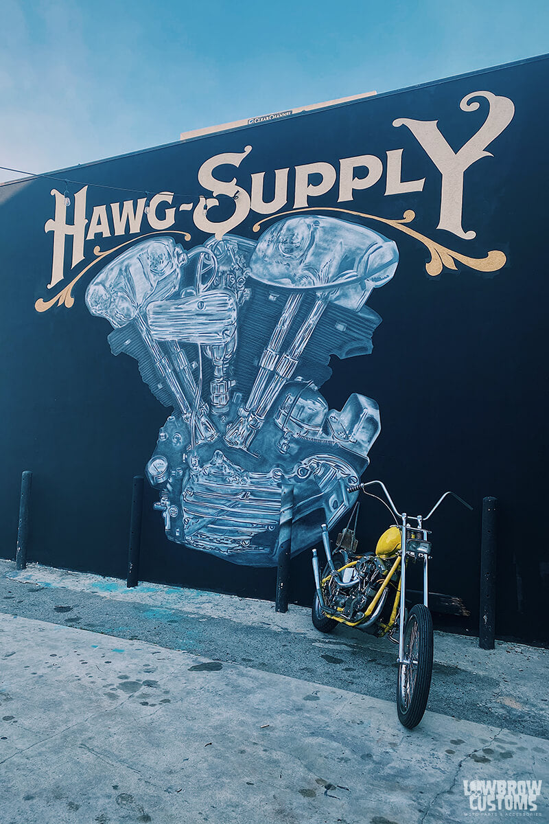 The Hawg Supply front courtyard.