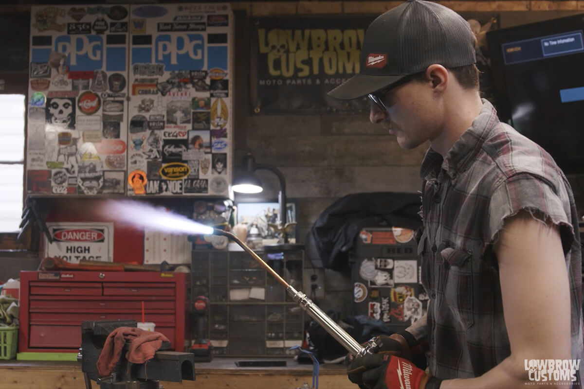 Making a Custom Sissy Bar - Ian Olsen's Harley-Davidson Shovelhead Build - Part 5 - Geared Science-9