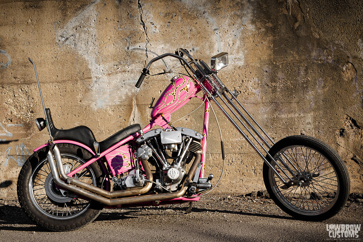 Meet Ed Jankoski And His 1980 Harley Davidson FXE Shovelhead Chopper Simply Called The Pink Panther-1