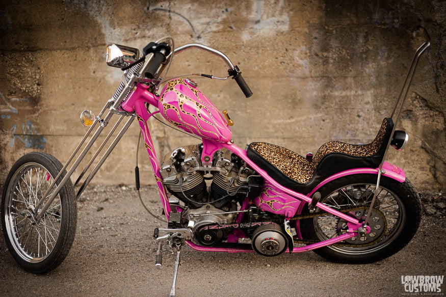 Meet Ed Jankoski And His 1980 Harley Davidson FXE Shovelhead Chopper Simply Called The Pink Panther-36