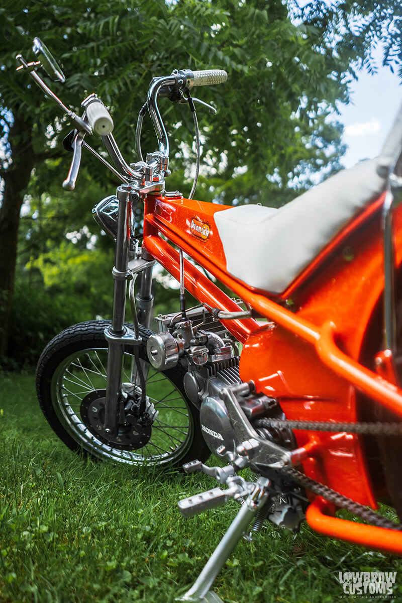 Meet Emmi Cupp and Her 1973 Honda CT70 - Dreamsicle-28