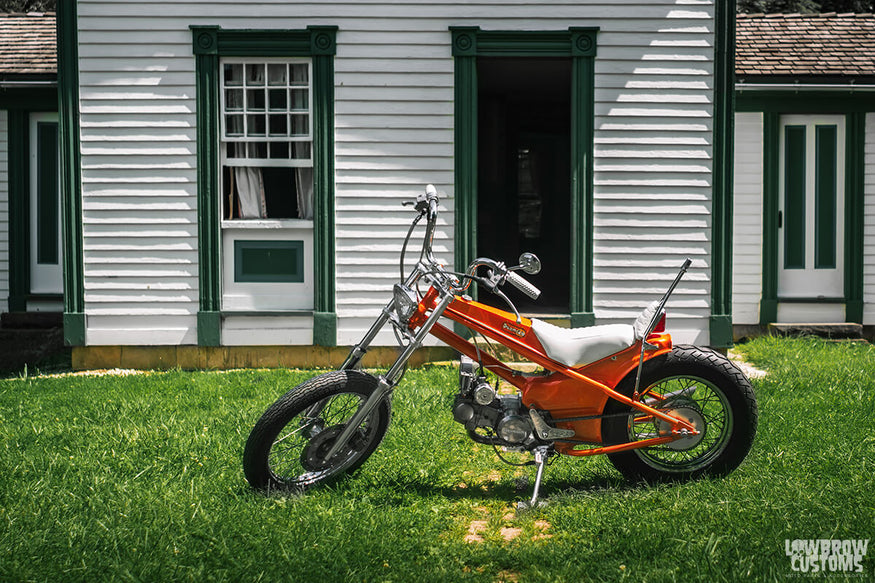 Meet Emmi Cupp and Her 1973 Honda CT70 - Dreamsicle-2