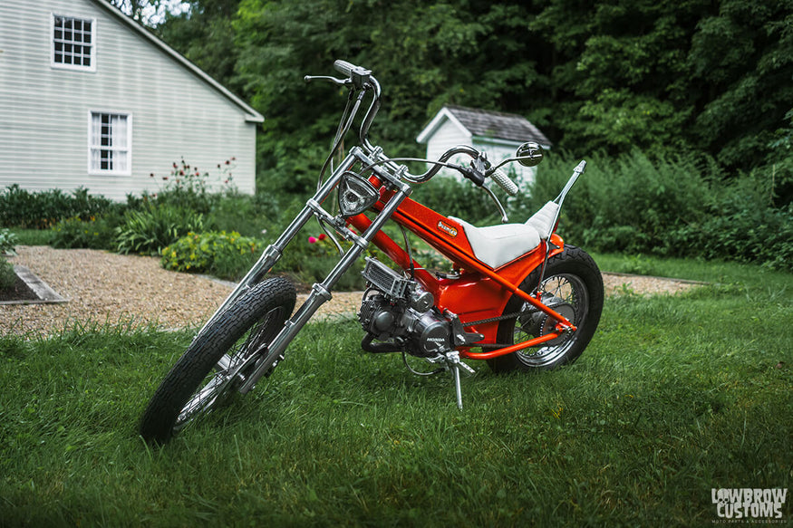 Meet Emmi Cupp and Her 1973 Honda CT70 - Dreamsicle-33