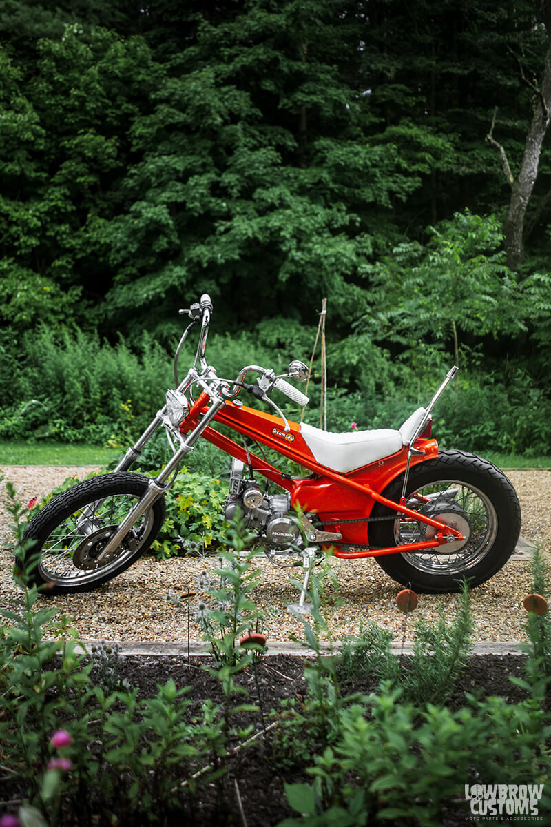Meet Emmi Cupp and Her 1973 Honda CT70 - Dreamsicle-34