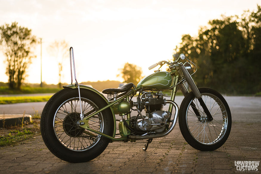 Meet Jon Kerkhove and His 1970 Triumph T100 Chopper-19