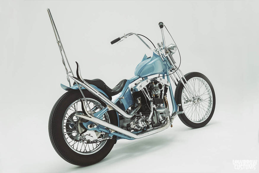 Meet Lorenzo Cisi And His 1978 Harley-Davidson FLH Chopper Named Blue Haze-1-1
