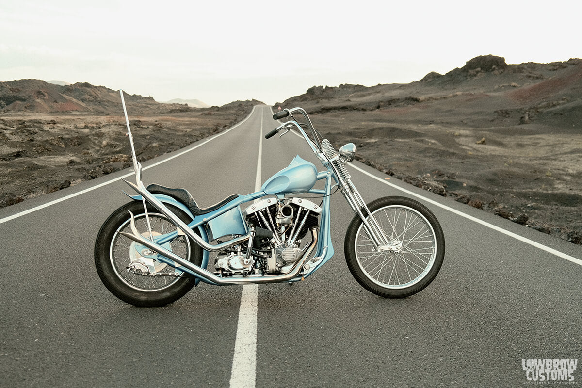 Meet Lorenzo Cisi And His 1978 Harley-Davidson FLH Chopper Named Blue Haze-22
