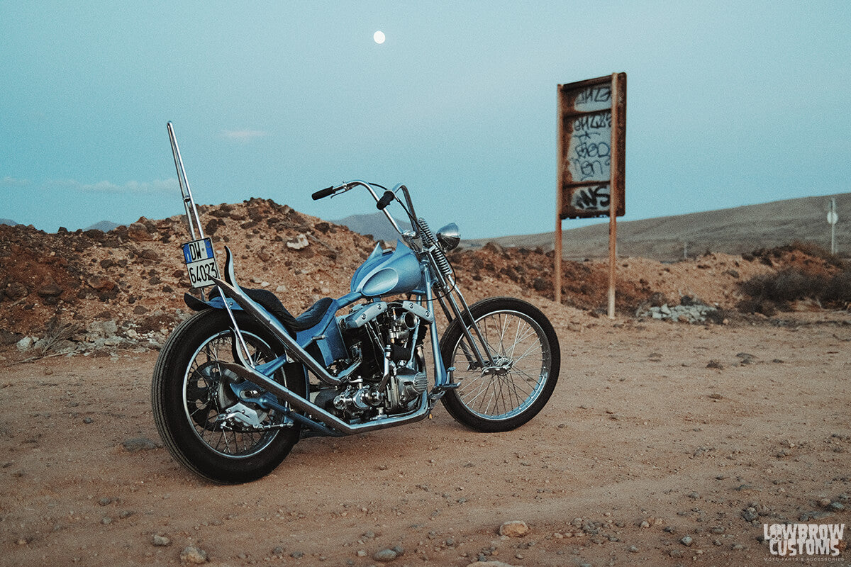 Meet Lorenzo Cisi And His 1978 Harley-Davidson FLH Chopper Named Blue Haze-29