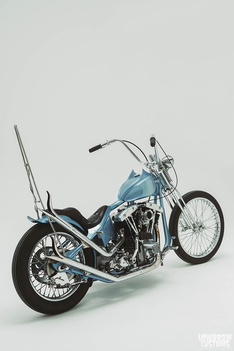Meet Lorenzo Cisi And His 1978 Harley-Davidson FLH Chopper Named Blue Haze-2
