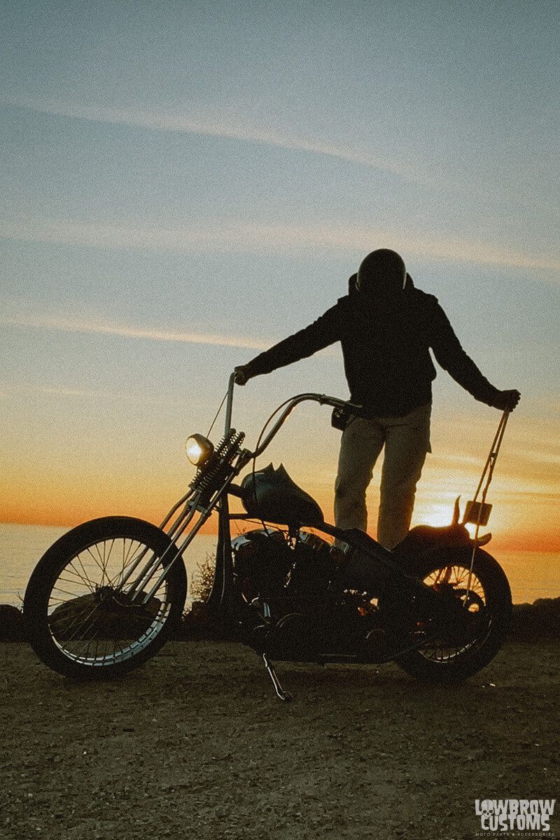 Meet Lorenzo Cisi And His 1978 Harley-Davidson FLH Chopper Named Blue Haze-36