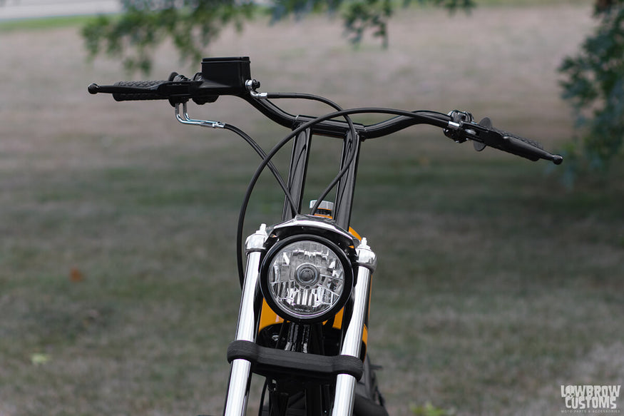 Meet Tim Statt of Gigacycle Garage And His 1992 Harley-Davidson EVO Chopper Named The Yellow Boss Chop-19