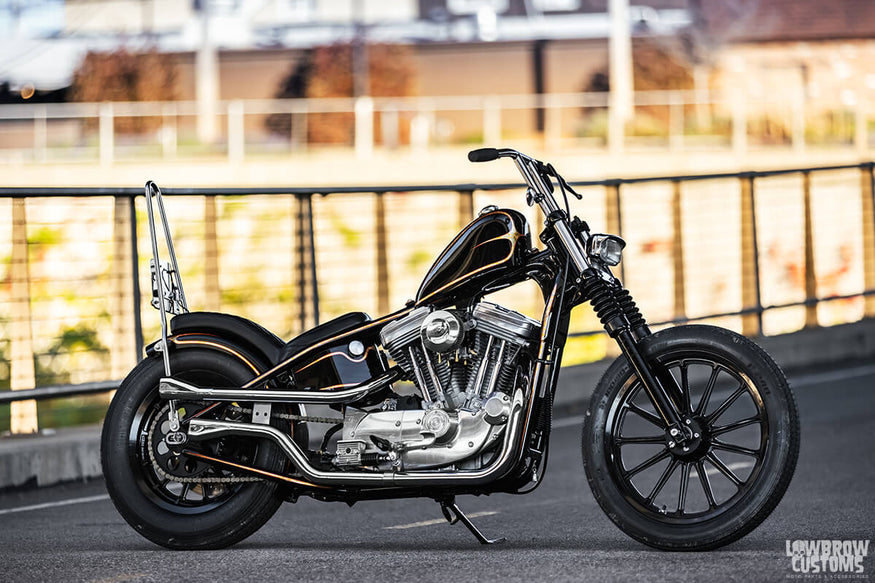 Mikey Revolt's 2000 Harley-Davidson Sportster Chopper-1976