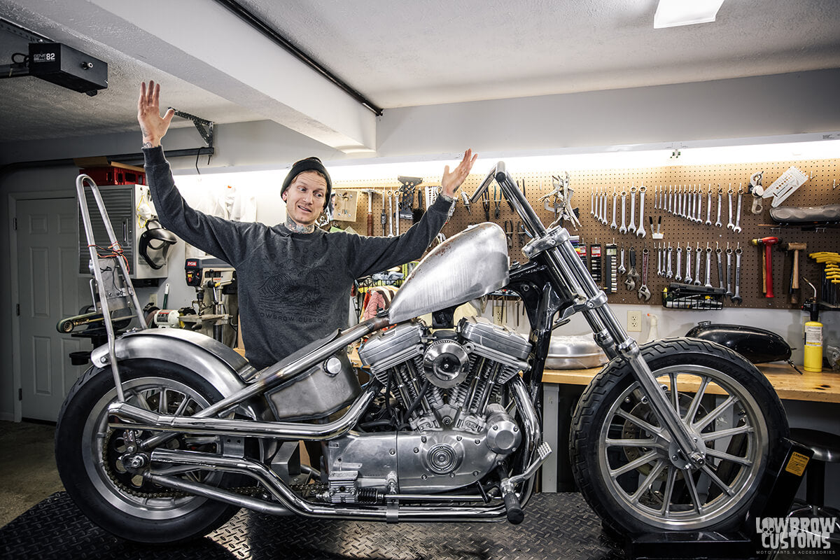 Mikey Revolt's 2000 Harley-Davidson Sportster Chopper-cut my bike in half