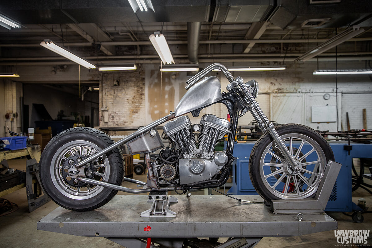 Mikey Revolt's 2000 Harley-Davidson Sportster Chopper-oil tank