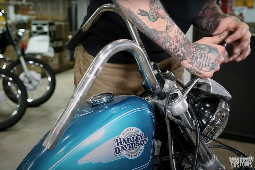 How to Install Your New Motorcycle Handlebars -  Loosen the Risers