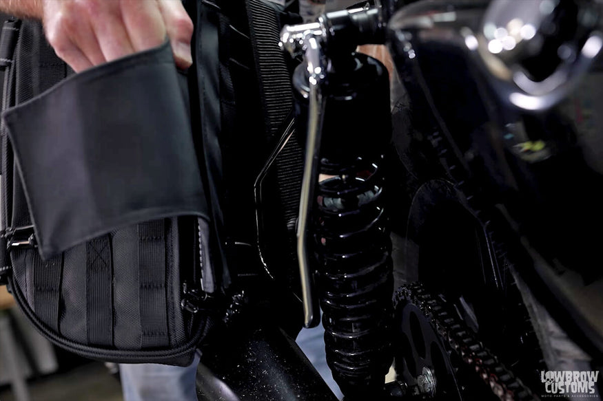 Video: How To Install Biltwell's Exfil Motorcycle Utility Bags On Harley-Davidsons-50