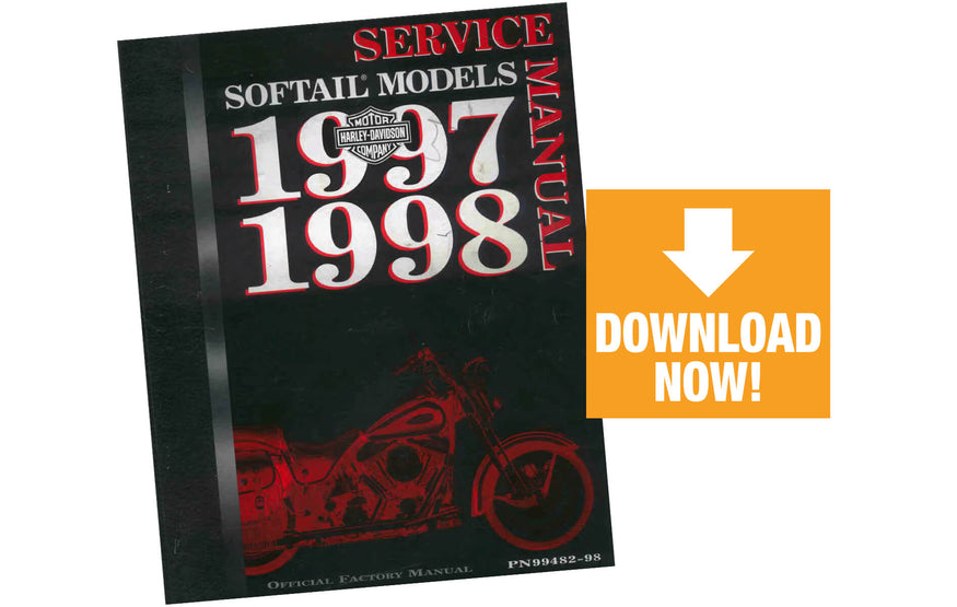 Softail 1997-1998 Service Manual Harley-Davidson #99482-98
