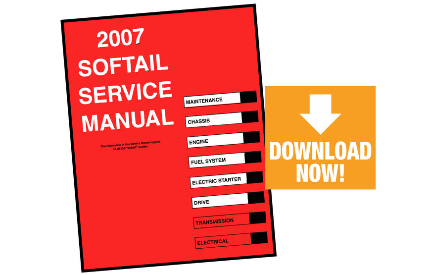Softail 2007 Service Manual Harley-Davidson #99482-07