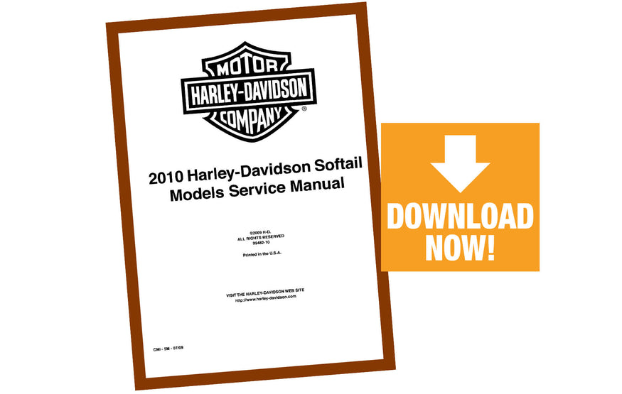 Softail 2010 Service Manual Harley-Davidson #99482-10