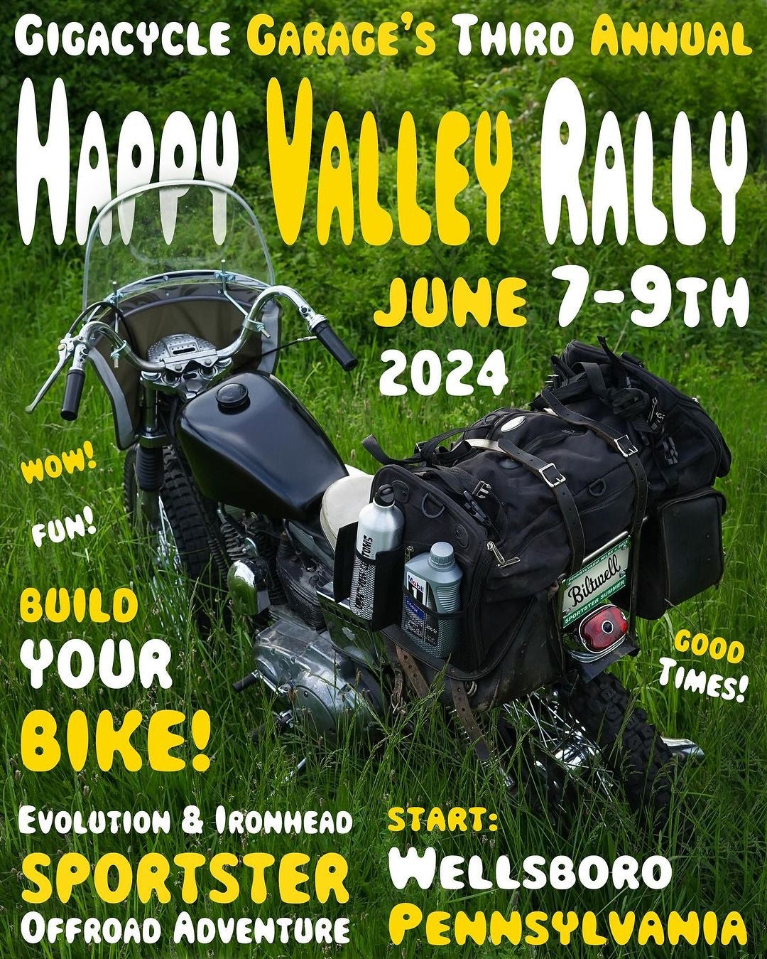 Happy Valley Rally 2024 Flier