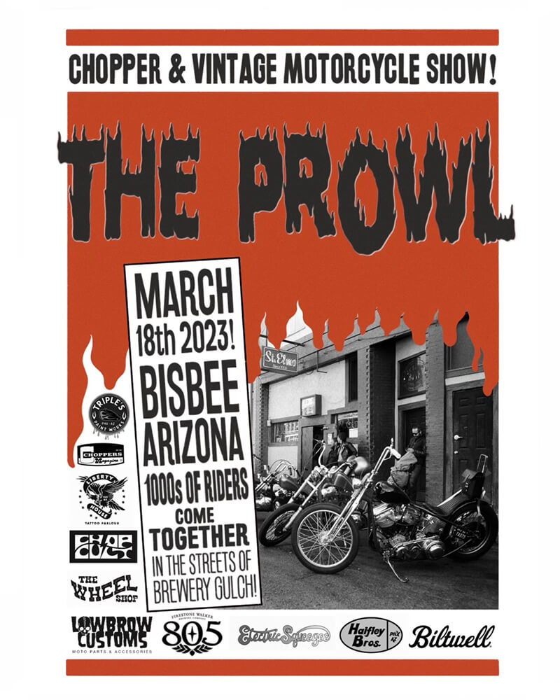 The Prowl 2022 Show flyer